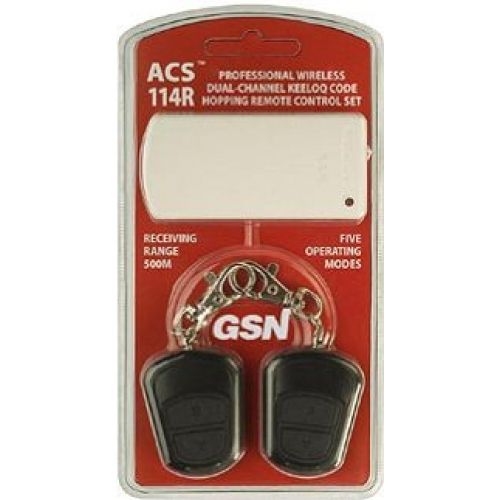 ACS-114R uztvērēja komplekts, 500 m, GSN, Trauksmes pogas un tālvadības ...